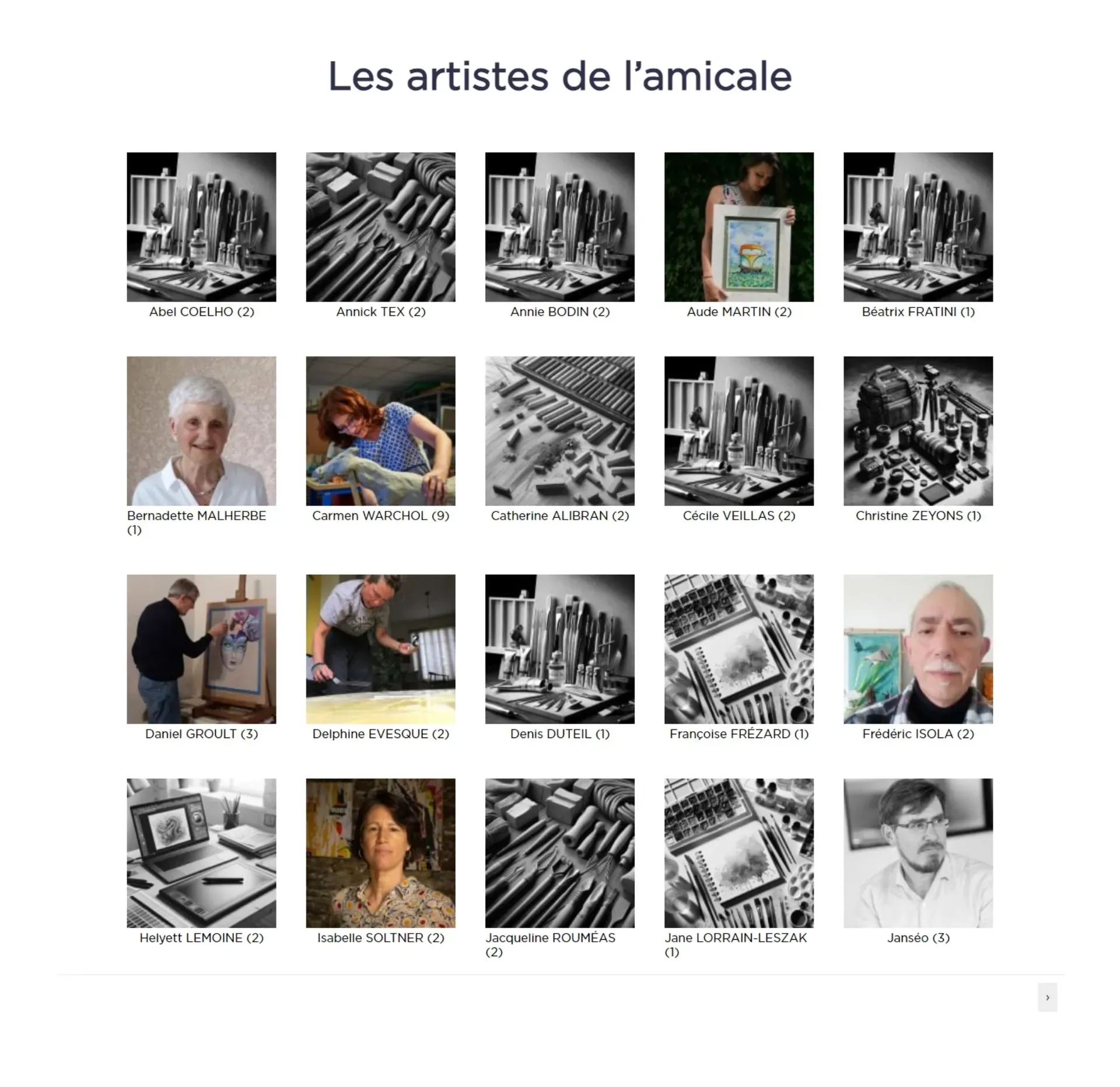 Amicale des Artistes Biévrois, visuel 1