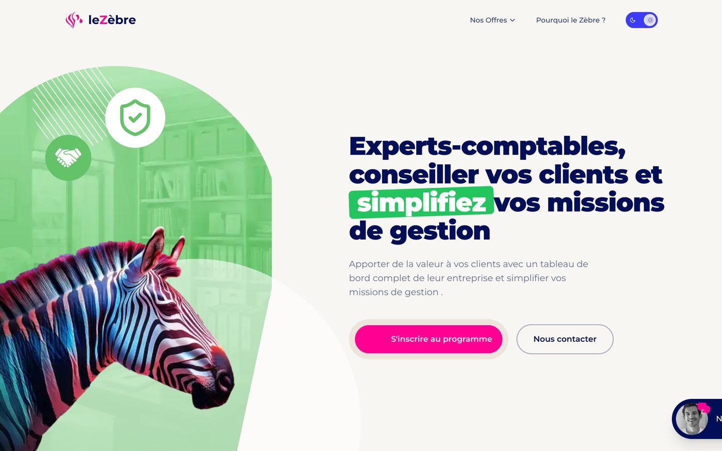 Le site Le Zèbre en ligne