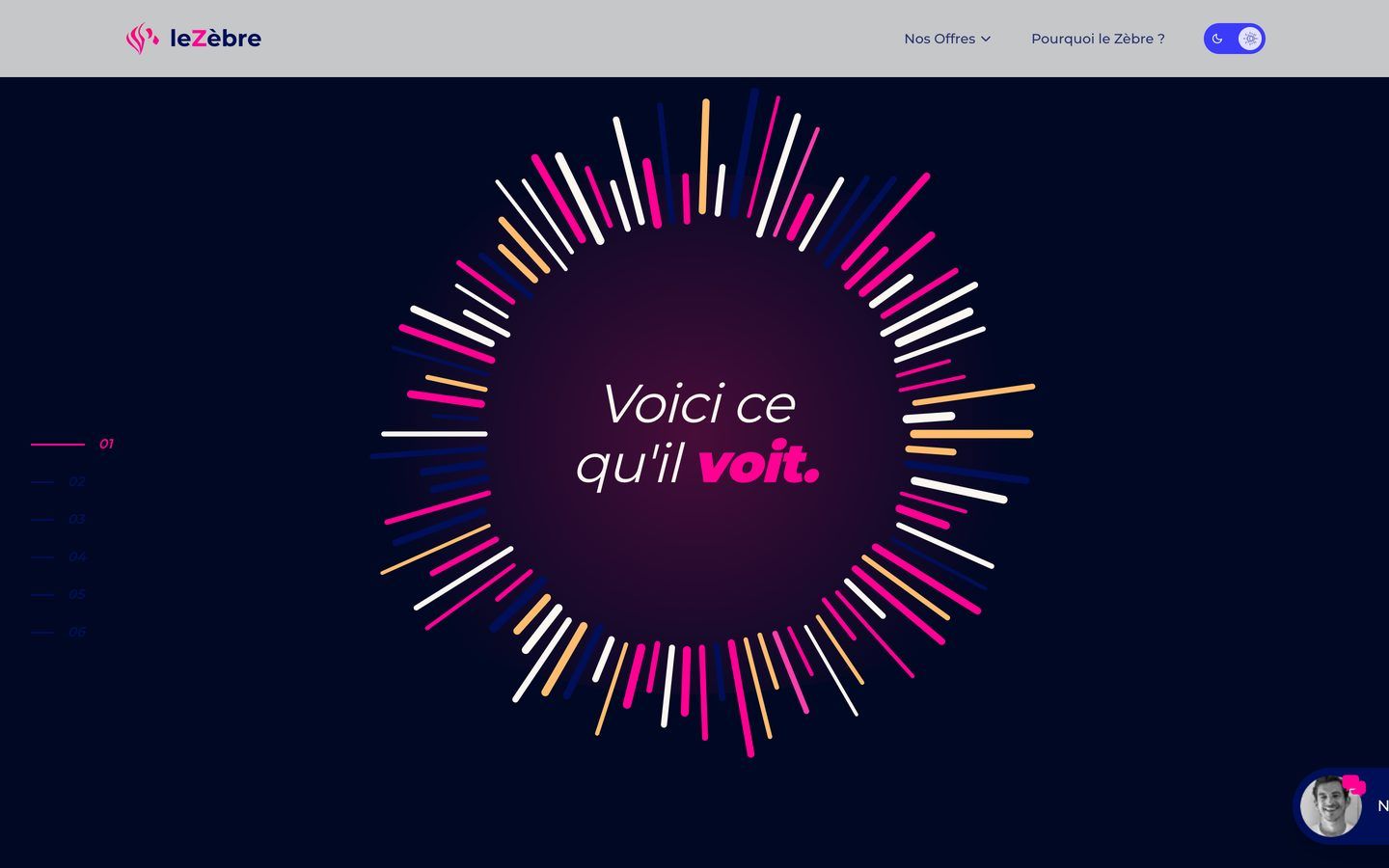 Le site Le Zèbre en ligne
