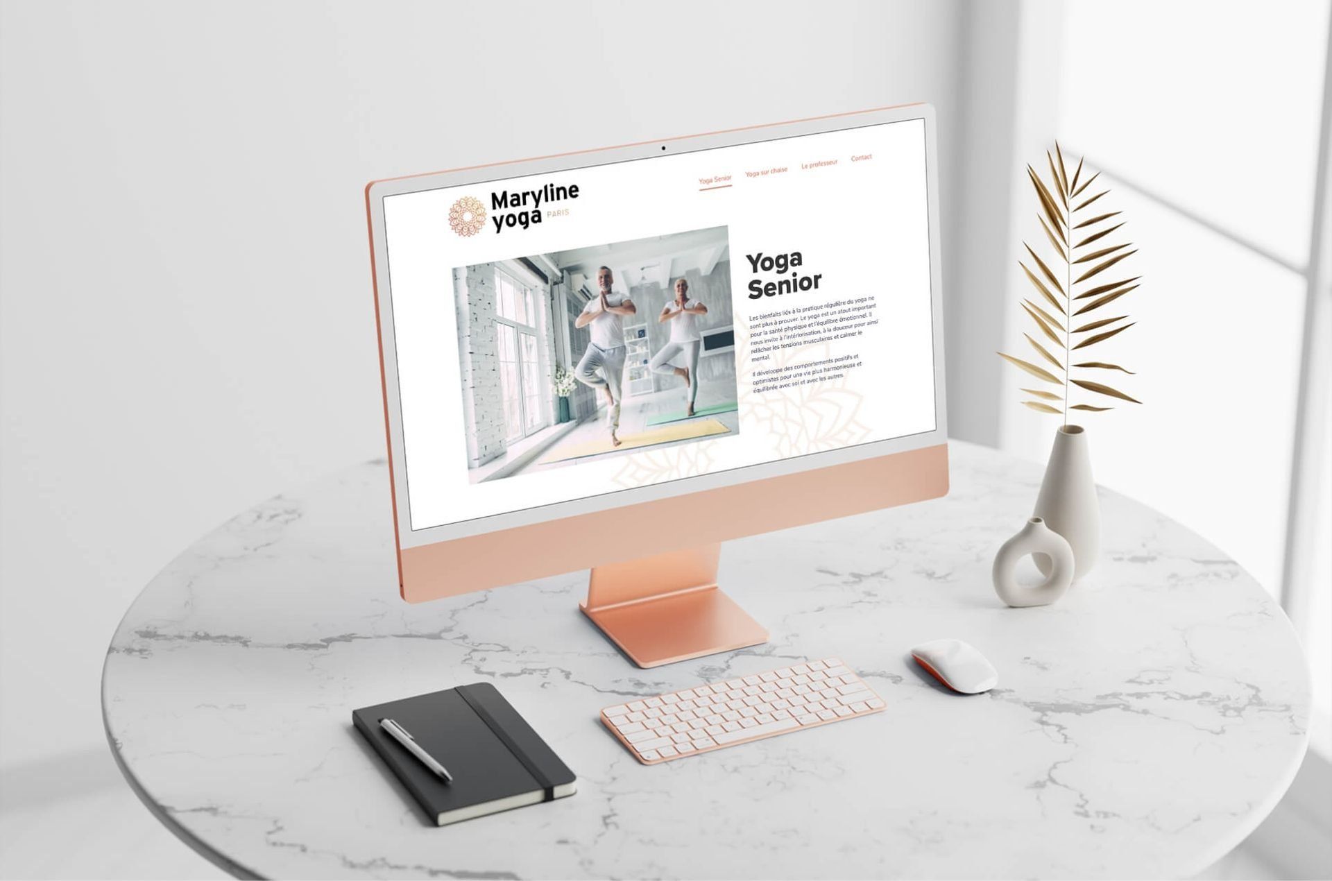 Maryline Yoga, visuel