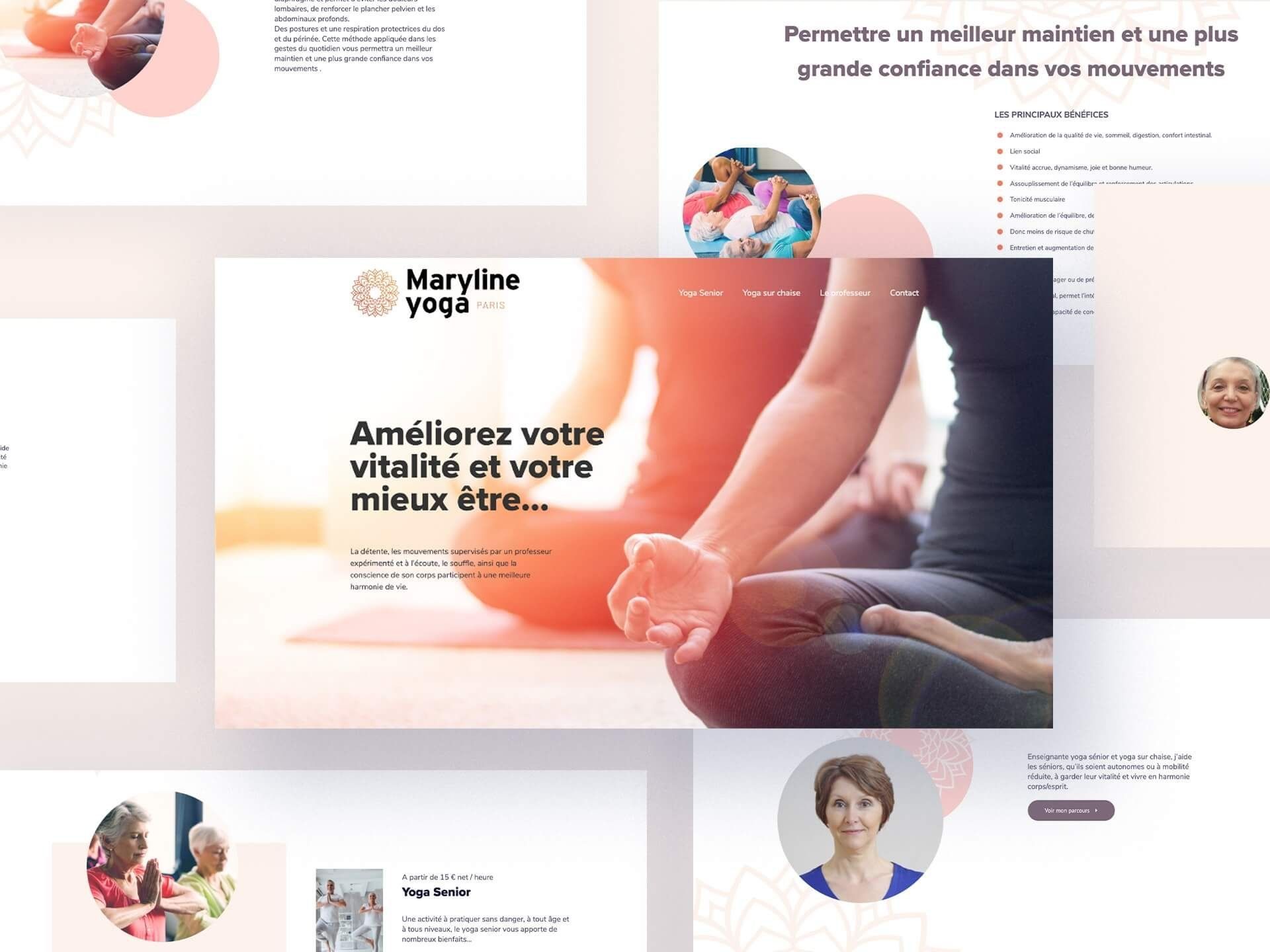 Maryline Yoga, visuel
