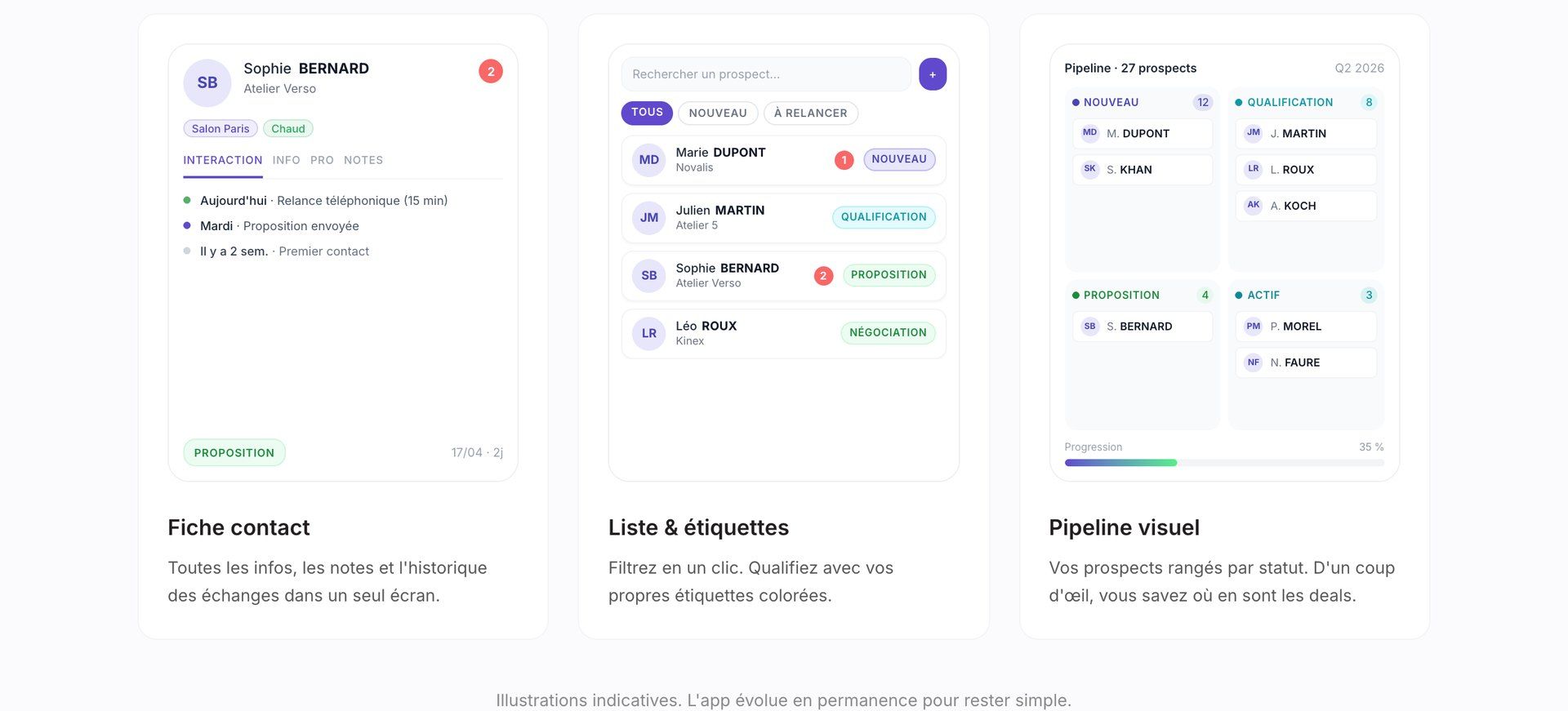 Rappelio, visuel